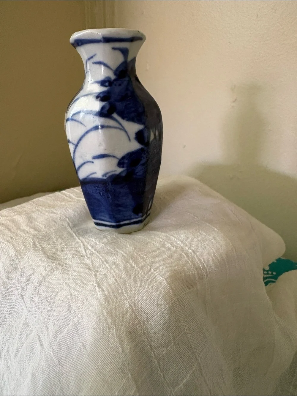 Blue & White Porcelain Mini Vase - Home Accents